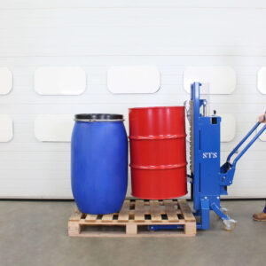 Compact Drum Lifter / Depaletiser, Euro Pallet Legs (DTP06) - DTP06-R500